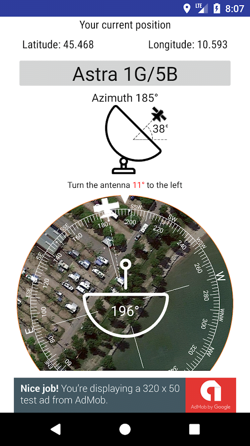 شرح برنامج satellite finder للاندرويد